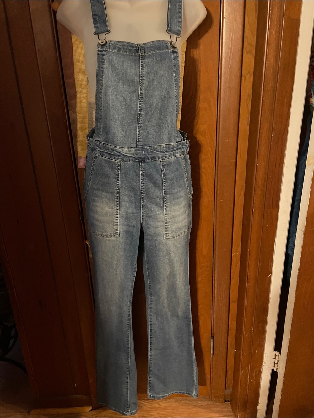 Wallflower Light Blue Denim overalls